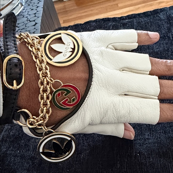 Gucci x adidas leather fingerless gloves - Picture 7 of 10